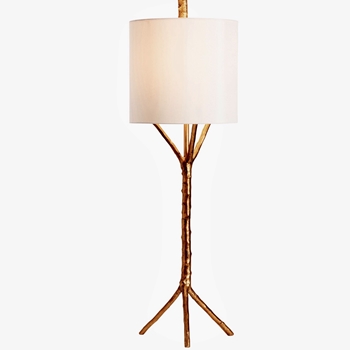 Lamp Table - Tree Gold Buffet 10W/40H