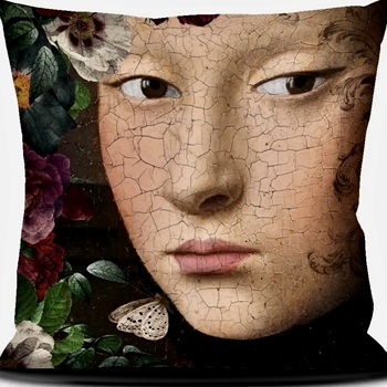 Voglio Bene France - Outdoor Poly Canvas Cushion Starfire 24SQ - Outdoor Poly  Insert