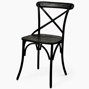 Dining Chair - Etienne Black Armless