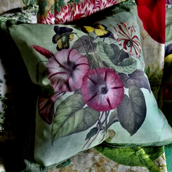 John Derian - Botany Sage Cushion 20in SQ