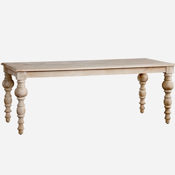 Dining Table - Harvest White Washed Mango Wood 84W/38D/31H