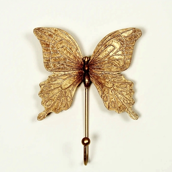 Hook - Butterfly Gold 7x6x2in