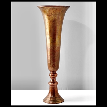 Urn - Copper Trumpet 7x22h