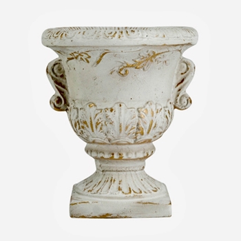 Urn - Antique White Classic 10x11H Composite