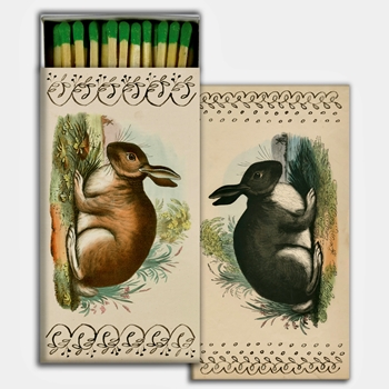 Matches - John Derian Rabbits - 4x2in Box50