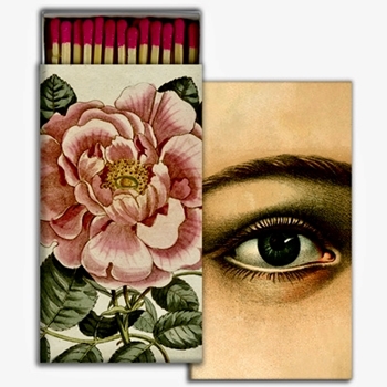 Matches - John Derian Rosa & Eye - 4x2in Box50