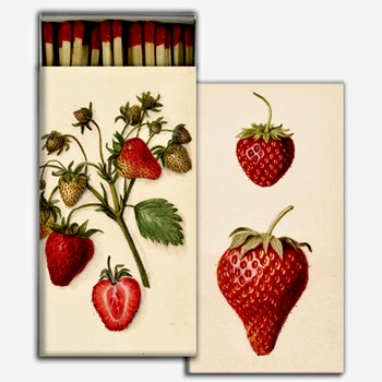 Matches - Strawberries - 4x2in Box50