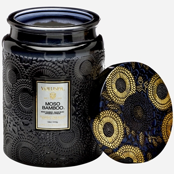 Voluspa - Japonica - Moso Bamboo Glass Jar Candle 18oz 100HR