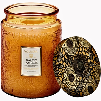 Voluspa - Japonica - Baltic Amber Glass Jar Candle 18oz 100HR