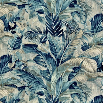 Print - Floral - Nassau Luna Azure  - 54in,  24K DR, 100% Cotton, 25in Vertical, 27in Hor  Repeat,