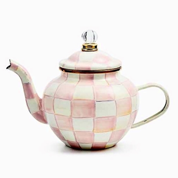 Rosy Check - Teapot 4Cup 9W/7H