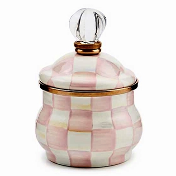 Rosy Check  - Sugar Pot 10 OZ  5in