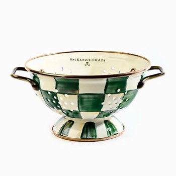 Emerald Check  - Colander Small 6W/4H
