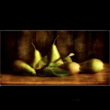 48W/24H Giclee Stretched Canvas - Pears