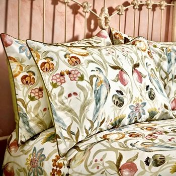 Liberty Songbird Stone Sham Cover - Queen 30x20in Set of 2