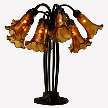 Lamp - Lily 10Light Amber 21x21inches