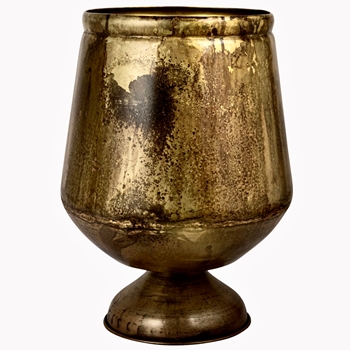 Urn - Planter LG Bronze Footed 16x21in