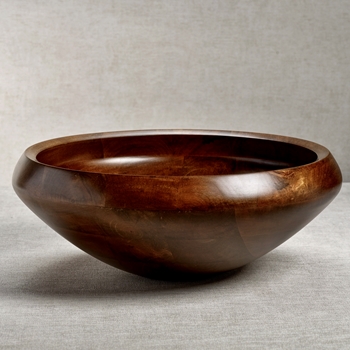 Bowl - Cebu Mango Wood 16x7in