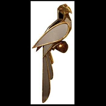06W/17H - Mirror - Parrot  Gold Right