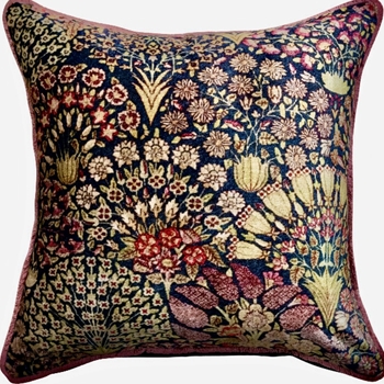 Cushion -  Morris Indigo Velvet 20in SQ