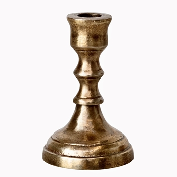 Candlestick - Balustra Taper Antique Bronze 2x3in