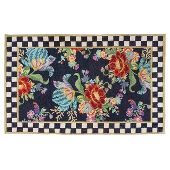 Flower Market Washable Rug 36W/60L