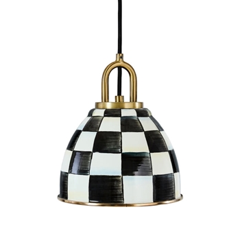 Courtly Dome Pendant Lamp 8W/9.5H