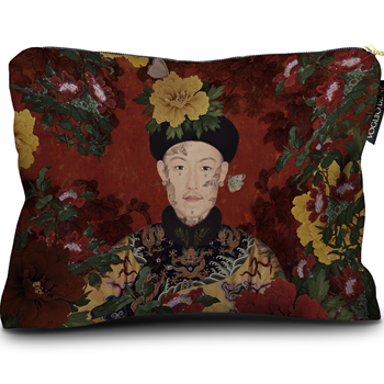 Voglio Bene France - Velvet Pouch The Emperor - 9x6in