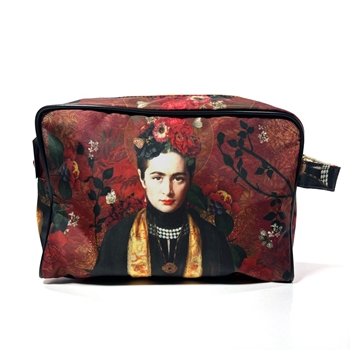 Voglio Bene France - Velvet Toiletries Pouch Carmen - 9x7x4in