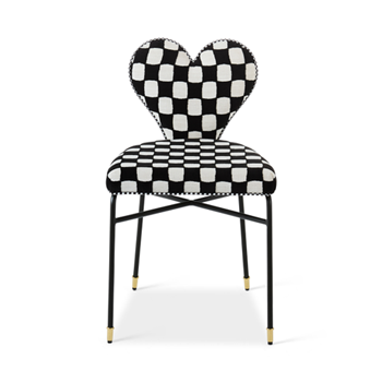 Queen of Hearts Chair 20.25W/17.75L/31H