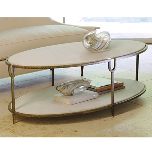 Chapman Oval Marble Coffee Table