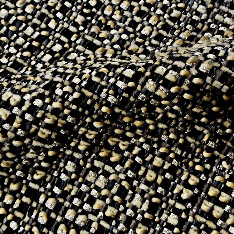 UN3D.♡MIX JACQUARD KT SK 38 Jacquard Fabric- Solid Colored Fabric- 3d Twist Knitted