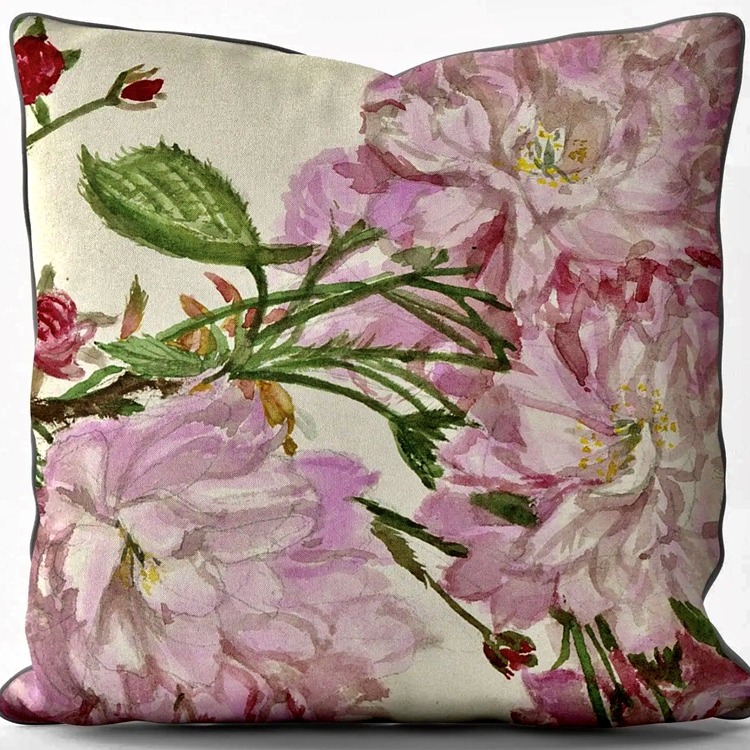 FABRICK × have a good time CUSHION Pillow Perfect 578866 Rave Lawn Rounded Corners Seat Cushion