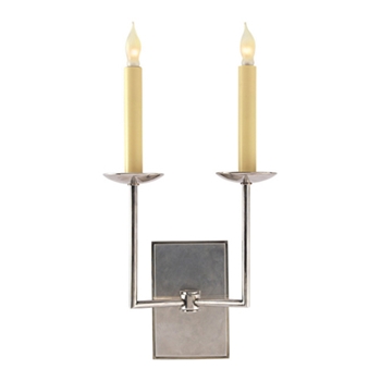 Sconce - Rang Direct Wire Polished Nickel 10W/18H/7in Projection - E F CHAPMAN