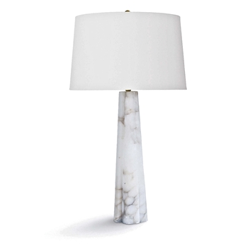 Lamp Table - Quatrefoil Alabaster 13W/28H