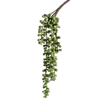 Succulent - Pearl String  Green 13in - CZ0410-GR