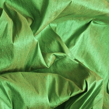 Dupioni Silk - Jade Green - 54in, 100% Hand Loomed Silk - India - Dry Clean Only, Do not expose to sunlight.