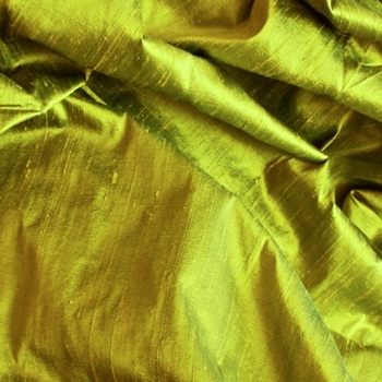 Dupioni Silk - Citrus - 54in, 100% Hand Loomed Silk - India - Dry Clean Only, Do not expose to sunlight.