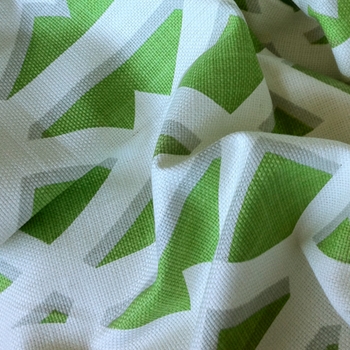Print - Elton Grille Lime, 100% Cotton, 54in, Repeat 13H x 7V  