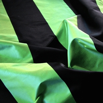 Silk Satin Stripe - Jade Black 4.5 IN - 100% Silk, 54in, Vertical up the roll. Dry Clean Only, Do not expose to sunlight.