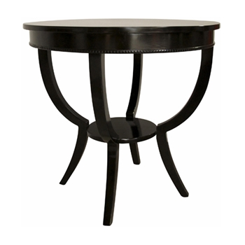 Accent Table - Sheffield 30RND/28H Hand Rubbed Black