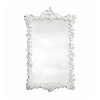 41W/65H Mirror - OLY Klemm White Resin