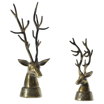 E+E Figure Deer Head Bronze 10W/8/24H