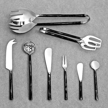 Cutlery Tapas Forged Black & Stainless