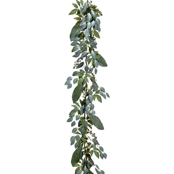 Garland - Eucalyptus Seeded 78In Sage - PGE417-GR