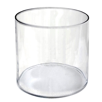 Vase - Clear Cylinder Glass 12W/12H