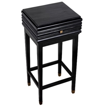 Accent Table - Kitame Charcoal 17x14x35H