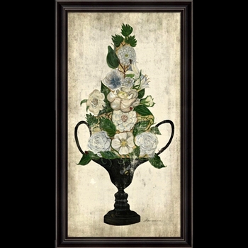 28W/51H Framed Print - Flower Urn II  Large - Kolene Spicher