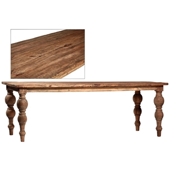 Dining Table - Campbell 86x39x30H Mindi Wood