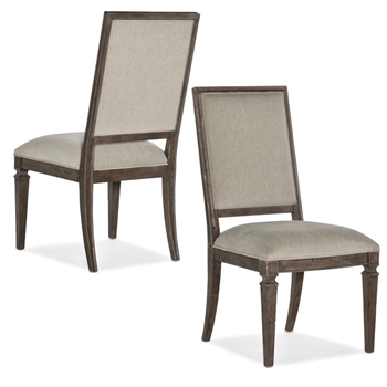 Dining Chair - Woodlands 22W/26D/42H Faux Linen